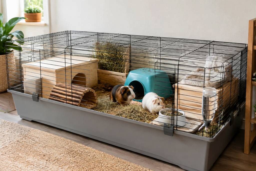 Comment aménager cage cochon d'inde avec les bons accessoires et un entretien facile